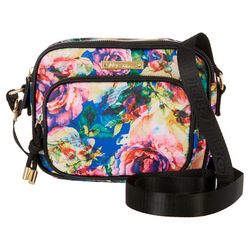 Betsey Johnson Floral Nylon Crossbody Handbag