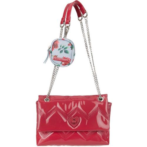 Betsey Johnson Zac Quilted Solid Color Crossbody Bag