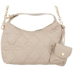 Betsey Johnson Rita Quilted Solid Color Crossbody Bag