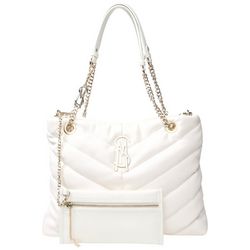 Steve Madden Puff Crossbody Tote Bag With Clutch