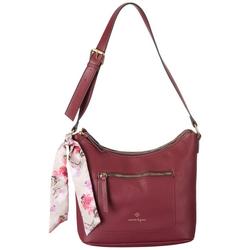Perry Double Zip Hobo With Scarf Bag
