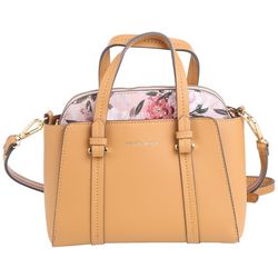 Nanette Lepore Solid Tote Bag & Bonus Floral Mini Bag