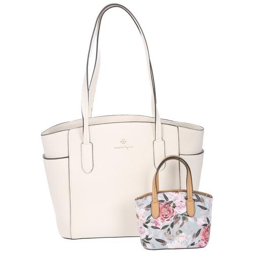 Nanette Lepore Taleen Solid Tote & Mini Floral