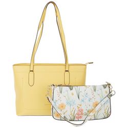 Nanette Lepore Anderson Solid Shoulder Tote Bag & Mini Bag