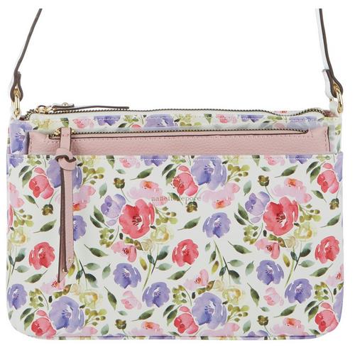 Nanette Lepore Mirabel Floral Crossbody Bag & Solid
