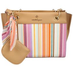 Petra Shoulder Tote With Bonus Scarf/Pouch