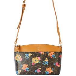 Nanette Lepore Floral Vegan Leather Crossbody Bag