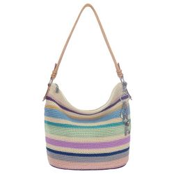 THE SAK Sequoia Stripe Hand Crochet Hobo Handbag
