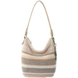 Sequoia Hand Crochet Striped Hobo Handbag