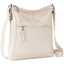 The Sak Iris Leather Embossed Crossbody Bag