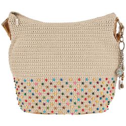 THE SAK Sequoia Beaded Hand Crochet Solid Hobo Handbag