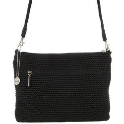 Lumi Solid Crochet Crossbody Handbag