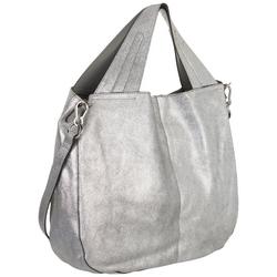 Miki Glitter Leather Tote Handbag
