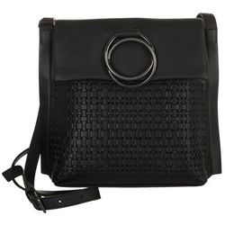 Vince Camuto Woven Livy Leather Crossbody Handbag