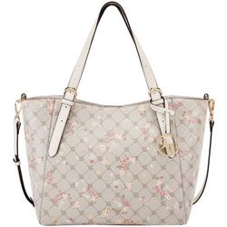 Kylie Floral Vegan Leather Medium Tote Handbag