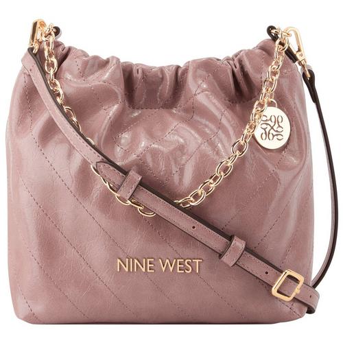 Nine West Karter Solid Crossbody Bucket Bag