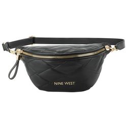 Nine West Regan Solid Quilted Sling Belt Bag