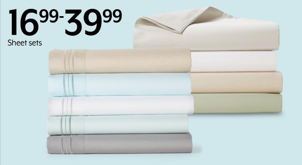 16.99 - 19.99 ALL SIZES sheet sets