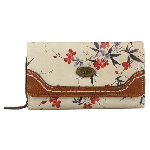 B.O.C. Whitley Floral Deluxe Vegan Leather Wallet