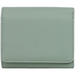 Buxton Solid Vegan Leather Medium Trifold Wallet