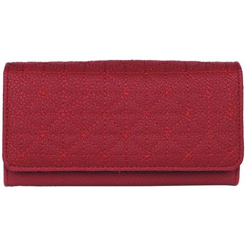 Buxton Bianca Solid Quilted RFID Vegan Leather Wallet