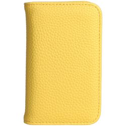 Buxton Solid Pebbled Vegan Leather Snap Card Case