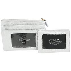 Solid Vegan Leather Coin Pouch & Card Case Set