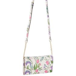 Nanette Lepore Floral Print Flap Mini Crossbody Bag