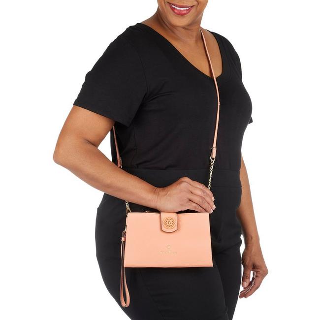 Nanette Lepore Mirabel Solid Crossbody Bag With Bonus Clutch