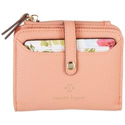 Nanette Lepore Solid Bifold Wallet With Removeable Card Case