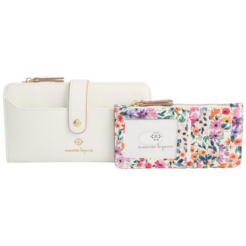 Nanette Lepore Lilith Solid Bifold Wallet & Card