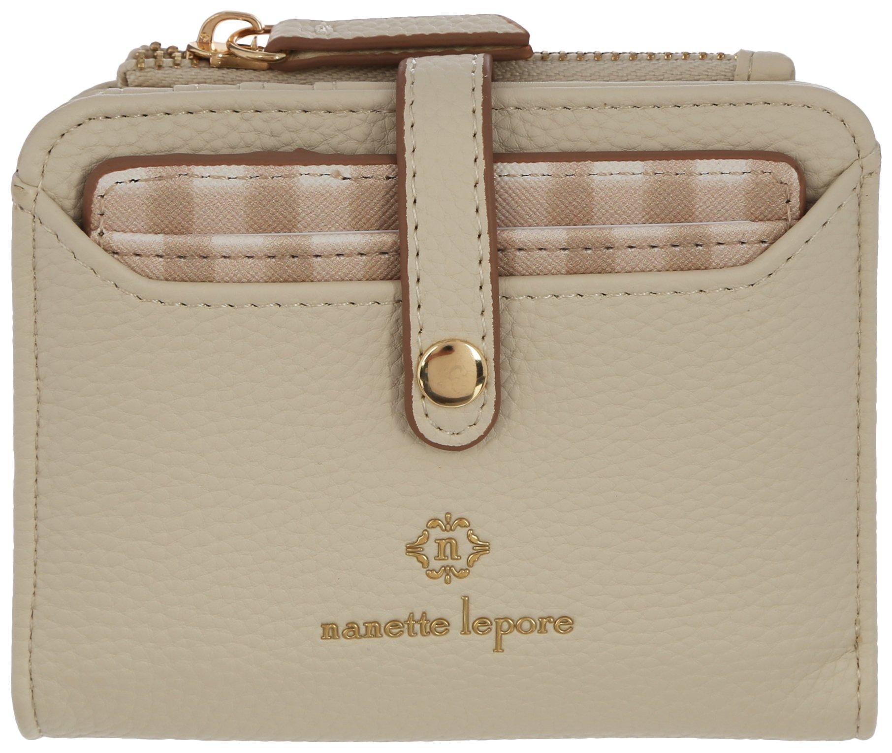 Nanette Lepore Liza Solid Color Bifold Wallet & Card Case
