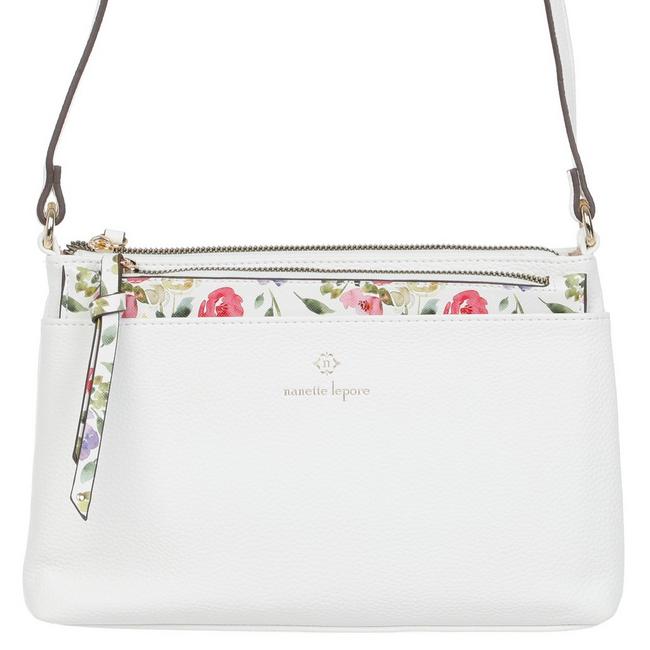 Nanette Lepore Mirabel Solid Crossbody Bag & Floral Clutch
