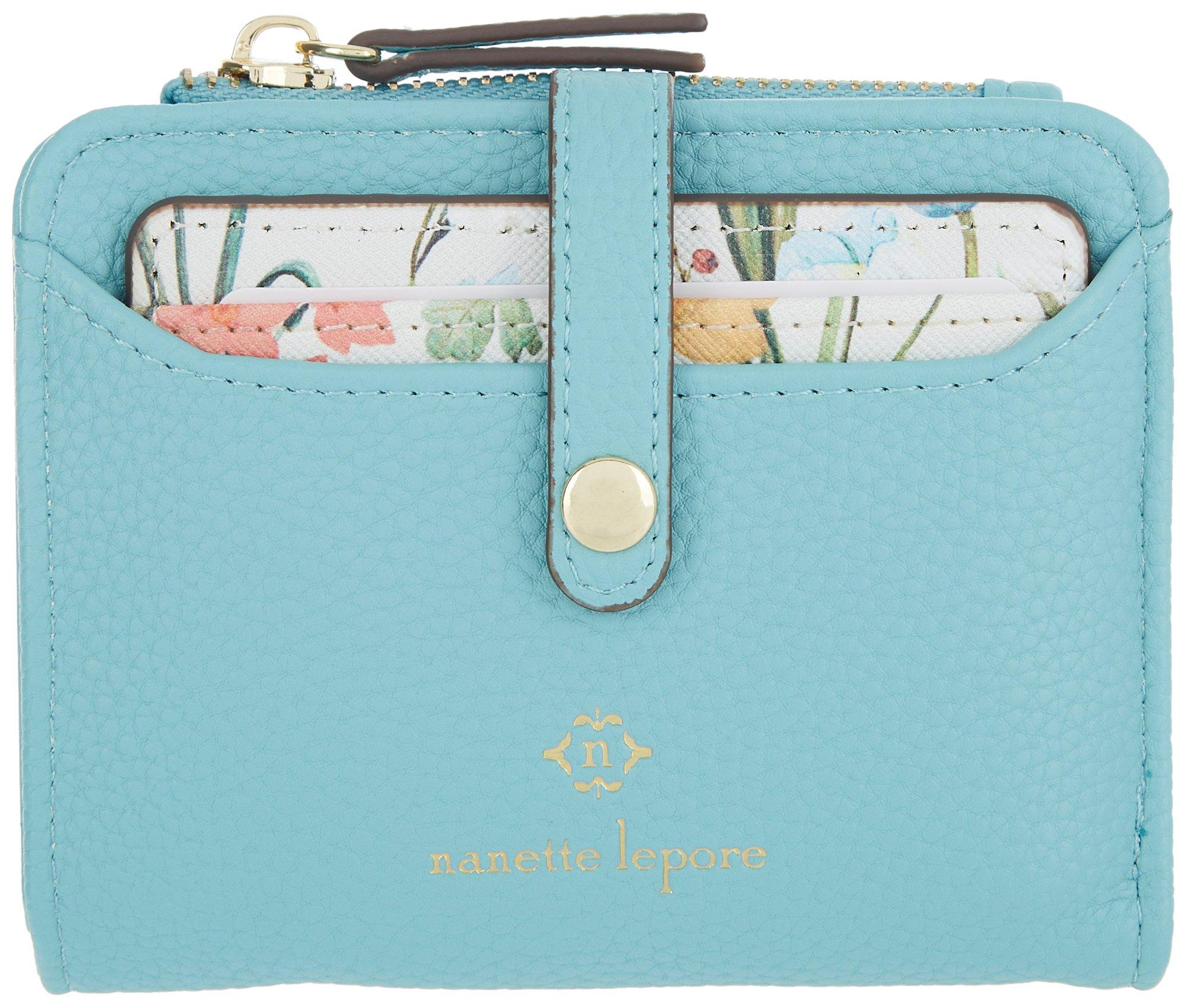 Nanette Lepore Liza Solid Bifold Wallet Removeable Card Case