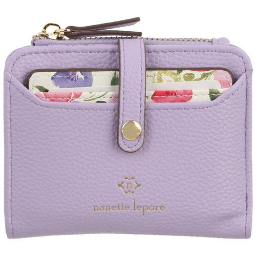 Nanette Lepore Liza Solid Bifold Wallet With Card