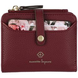 Nanette Lepore Liza Solid Bifold Wallet With Card Case