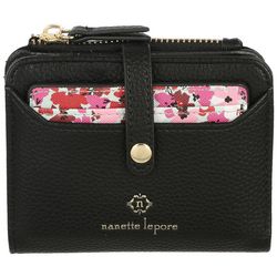 Nanette Lepore Liza Solid Bifold Wallet With Card Case