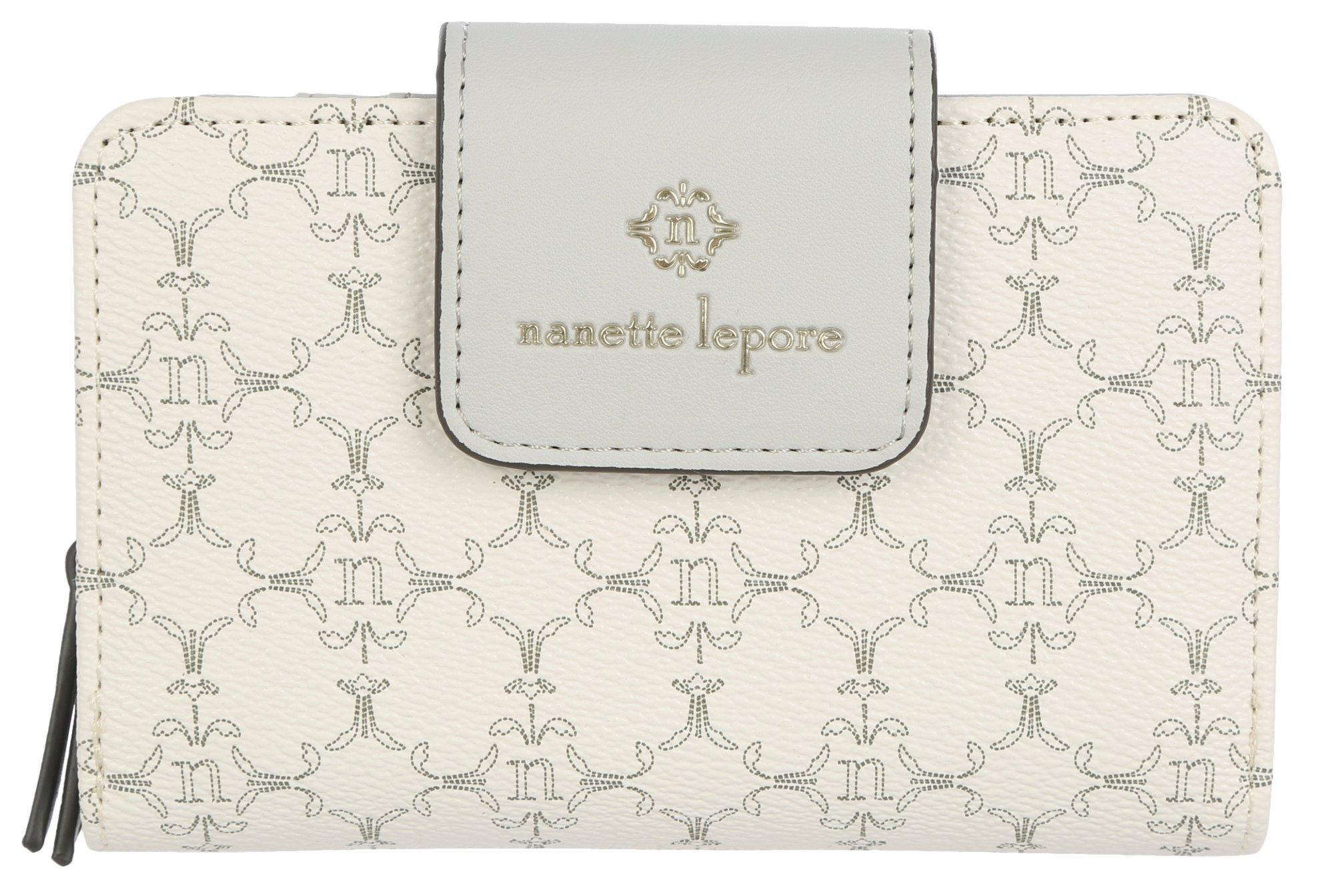 Nanette Lepore Becka Top Zip Card Case Wristlet One Size Ochre