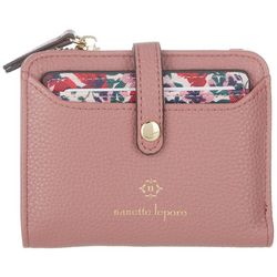 Nanette Lepore Liza Solid Bifold Wallet Removeable Card Case
