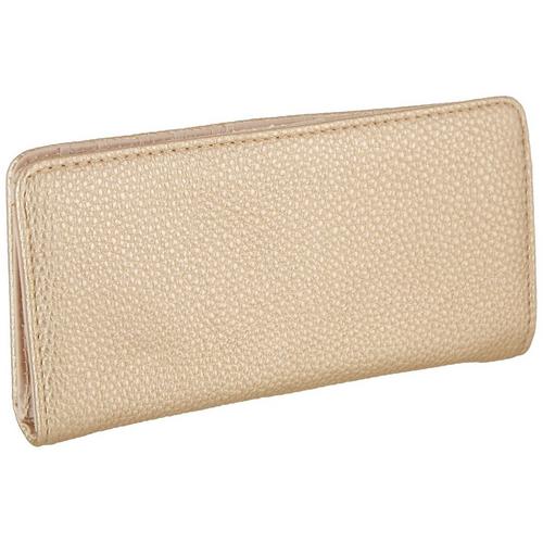 Mundi Gold Faux Leather Credit Card Wallet