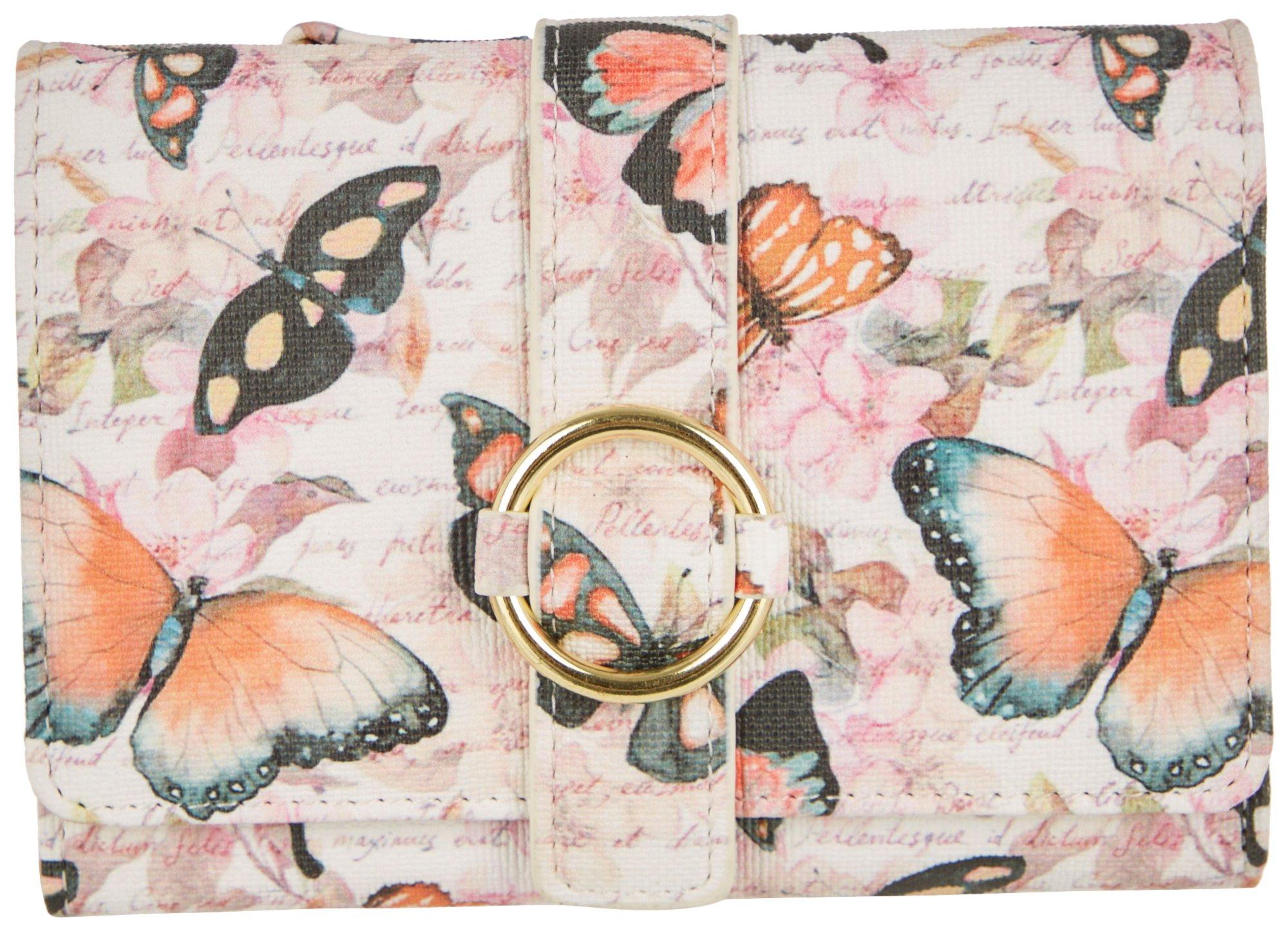 Amsterdam O-Ring Butterfly Vegan Leather Wallet