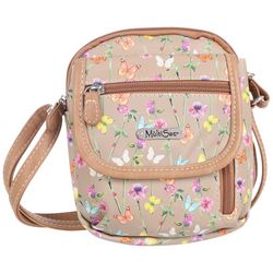 MultiSac Everest Butterfly Floral Mini Crossbody Handbag
