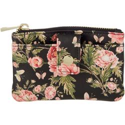 Sawyer Sweet Rose Floral Vegan Leather Coin Case