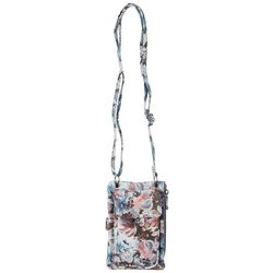 Mundi Cornelia Smokey Floral Vegan Leather Crossbody Bag