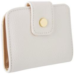 Pixie Snap RFID Solid Vegan Leather Wallet