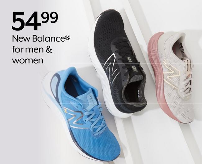 54.99 New Balance® for men and women
