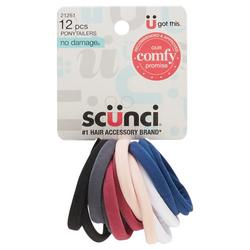 12-Pc. No Damage Solid Color Hosiery Ponytailers Set