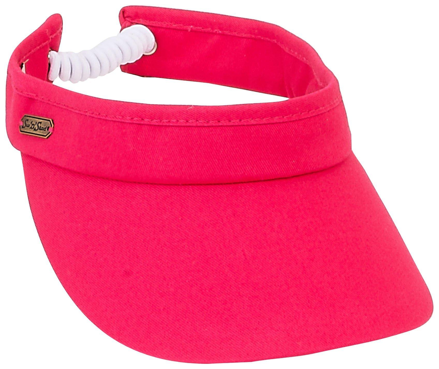 women's visors with coil back