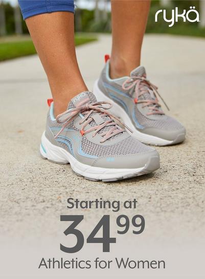 Starting at 34.99 Athletics for Women