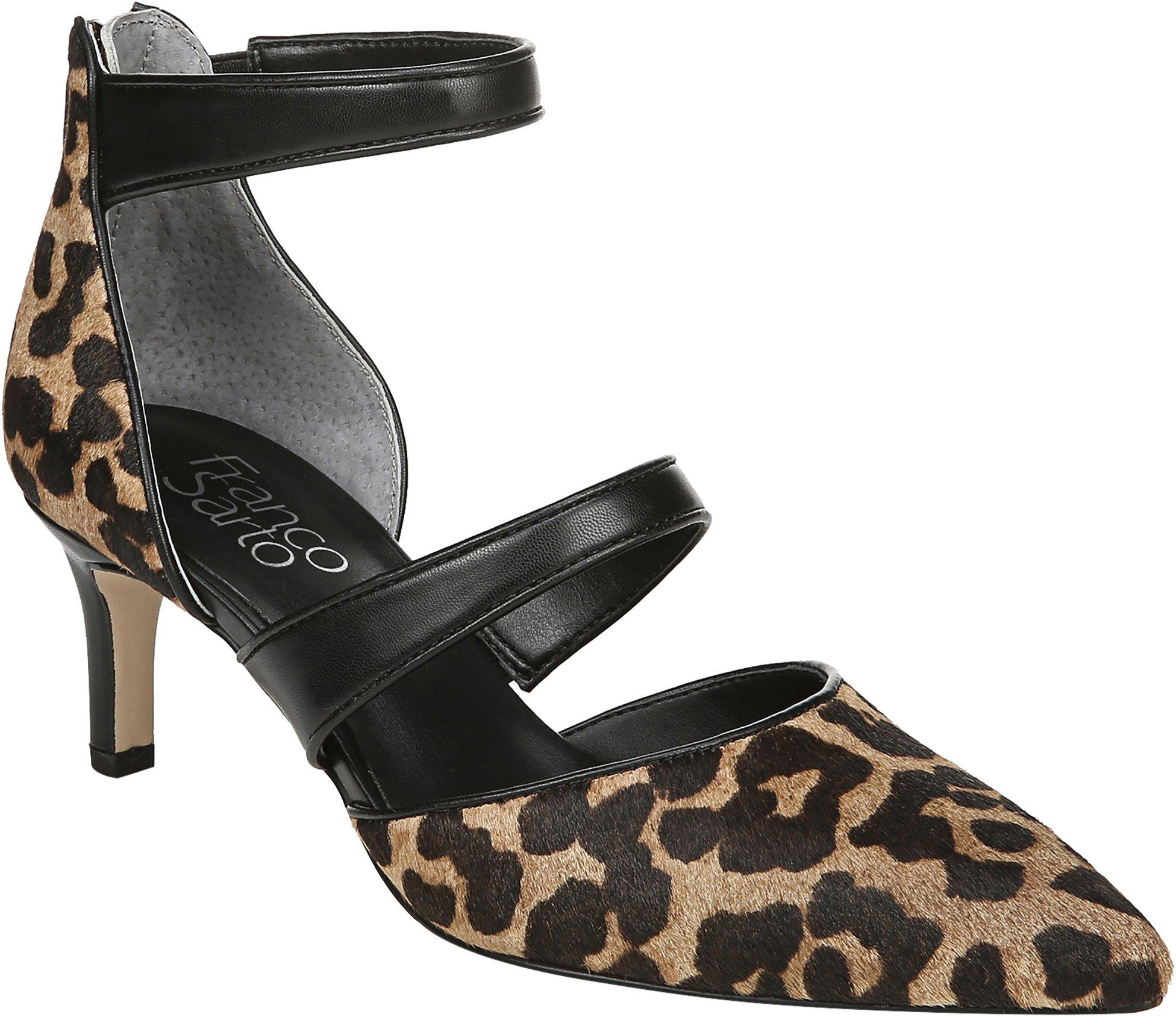 franco sarto leopard heels